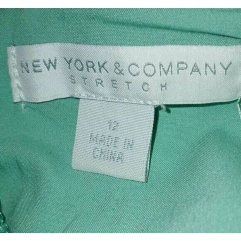 NEW YORK AND COMPANY MINT DRESS SZ.12 EUC. - Picture 8 of 8